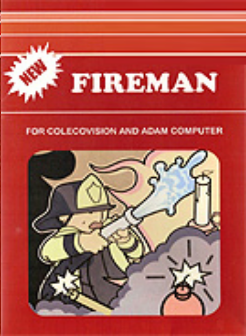 Fireman box art for Colecovision